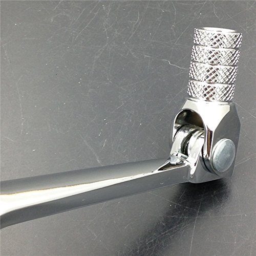 Amazon.com: XKH- Motorcycle Chrome Aluminum Folding Gear